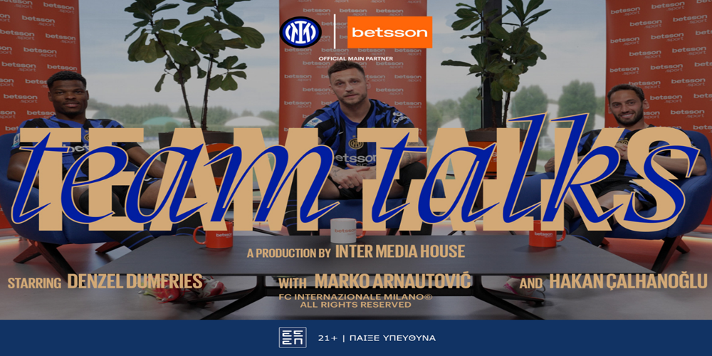 «Team talks» powered by Betsson: Τσαλχάνογλου, Ντάμφρις και Αρναούτοβιτς μιλούν για το Παρί-Ίντερ! (30/5)