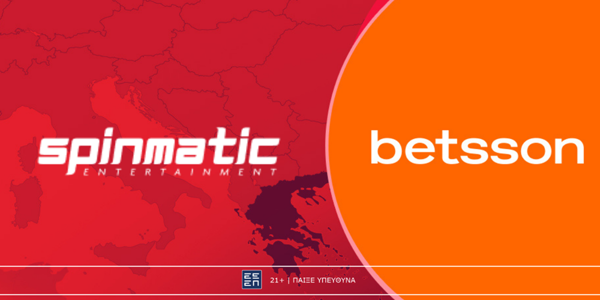 Η Betsson φέρνει τα παιχνίδια της Spinmatic στην Ελλάδα! (13/5)
