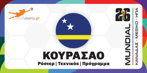 Μουντιάλ 2026 Κουρασάο: Ρόστερ, Πρόγραμμα, Αποδόσεις & Προγνωστικά