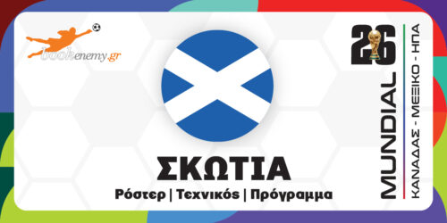 Μουντιάλ 2026 Σκωτία: Ρόστερ, Πρόγραμμα, Αποδόσεις & Προγνωστικά